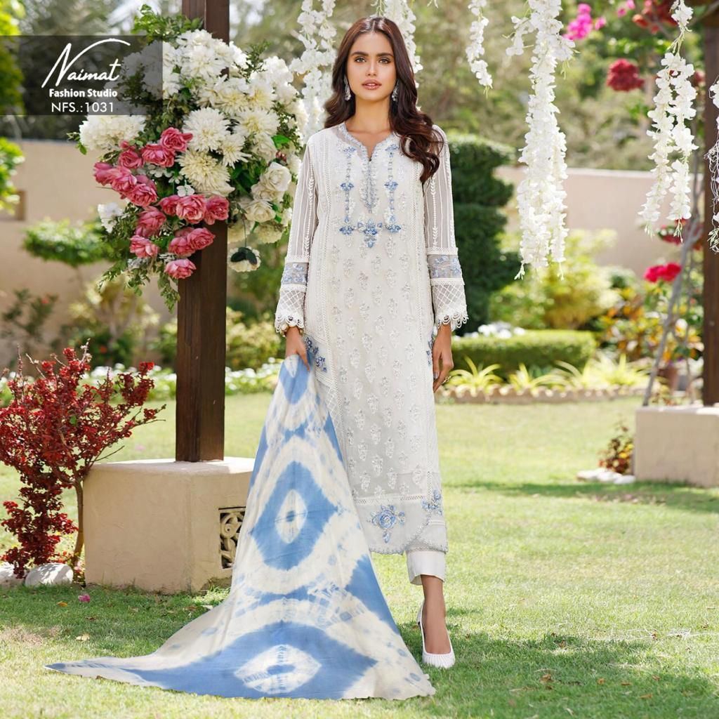 Naimat Fashion Studio 1031  Georgette  Embroidery Ready Made 