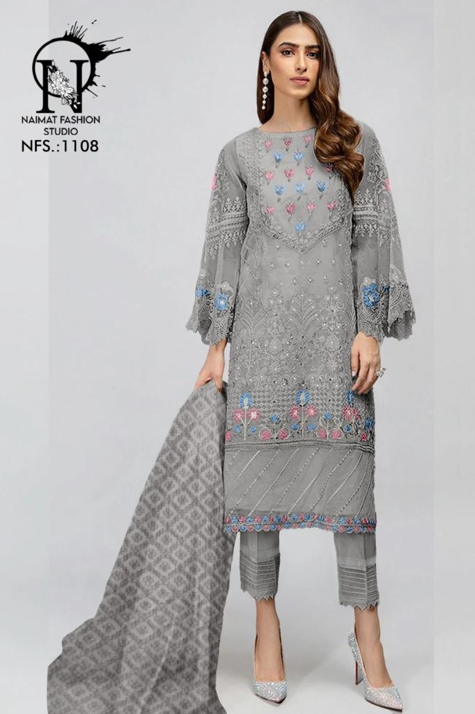 Naimat Fashion Studio 1108 Pakistani Readymade Suit Collection