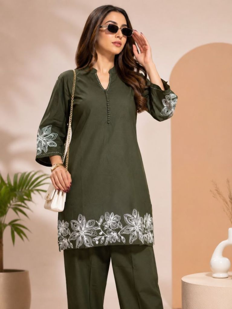 Naisha K 1085 Cotton Co Ord Set