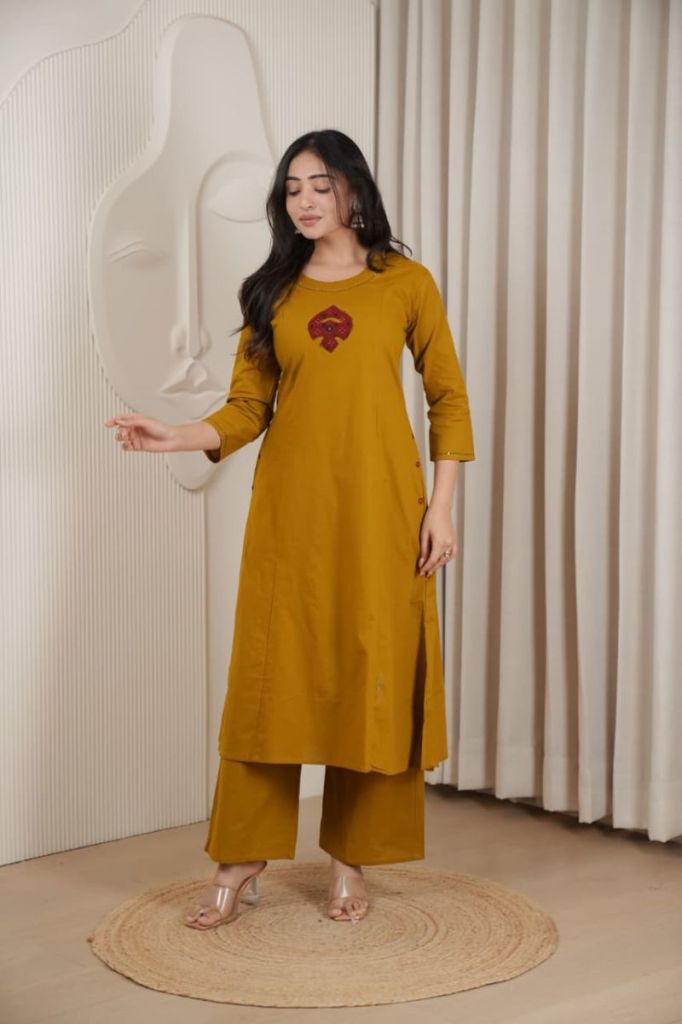 Naisha K 1089 Hand Work Kurti With Palazzo