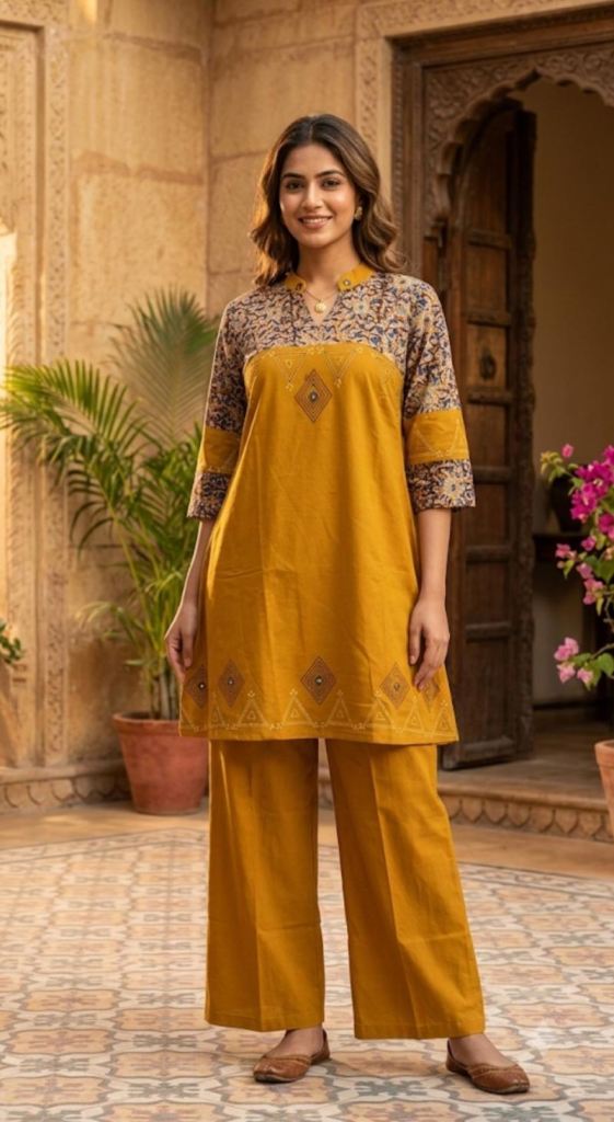 Naisha K 1092 Stylish Kurti With Bottom
