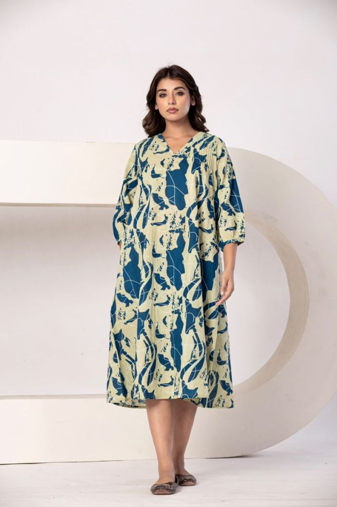 Naisha K 1103 Printed One Piece