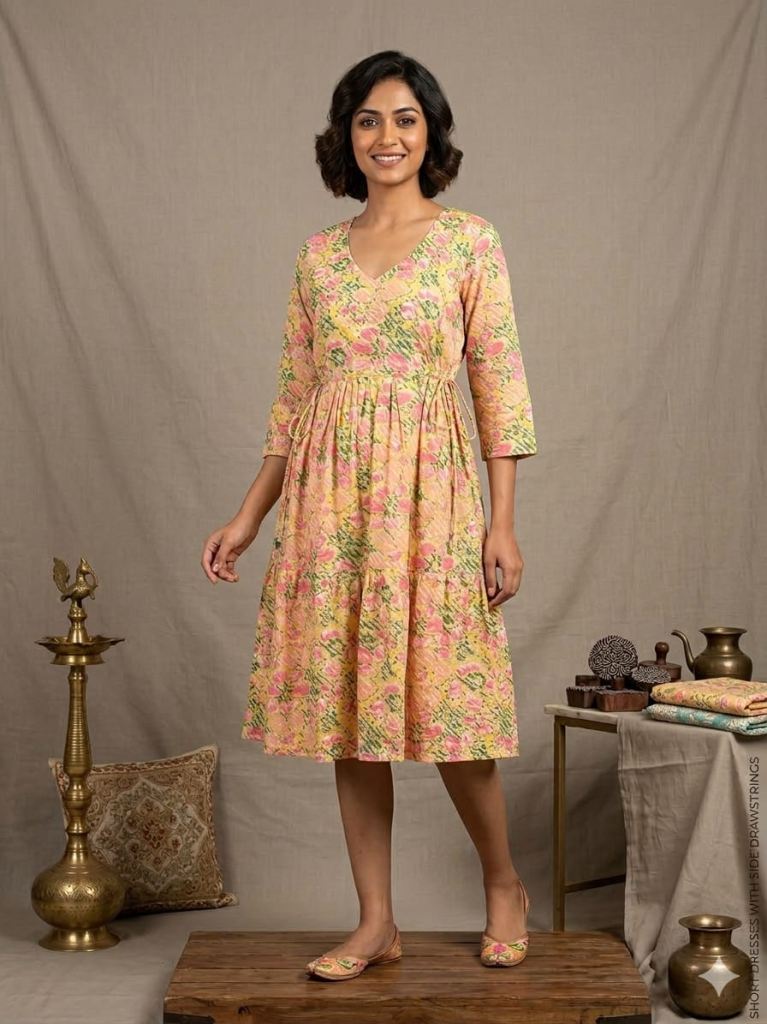 Naisha K 869 Printed Short One Piece Top