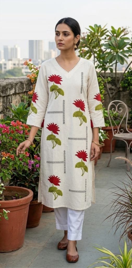 Naisha K 906 Flex Block Printed Kurti 
