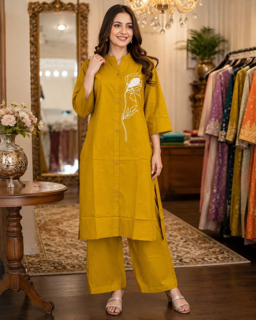 Naisha K 995 Printed Kurti With Bottom