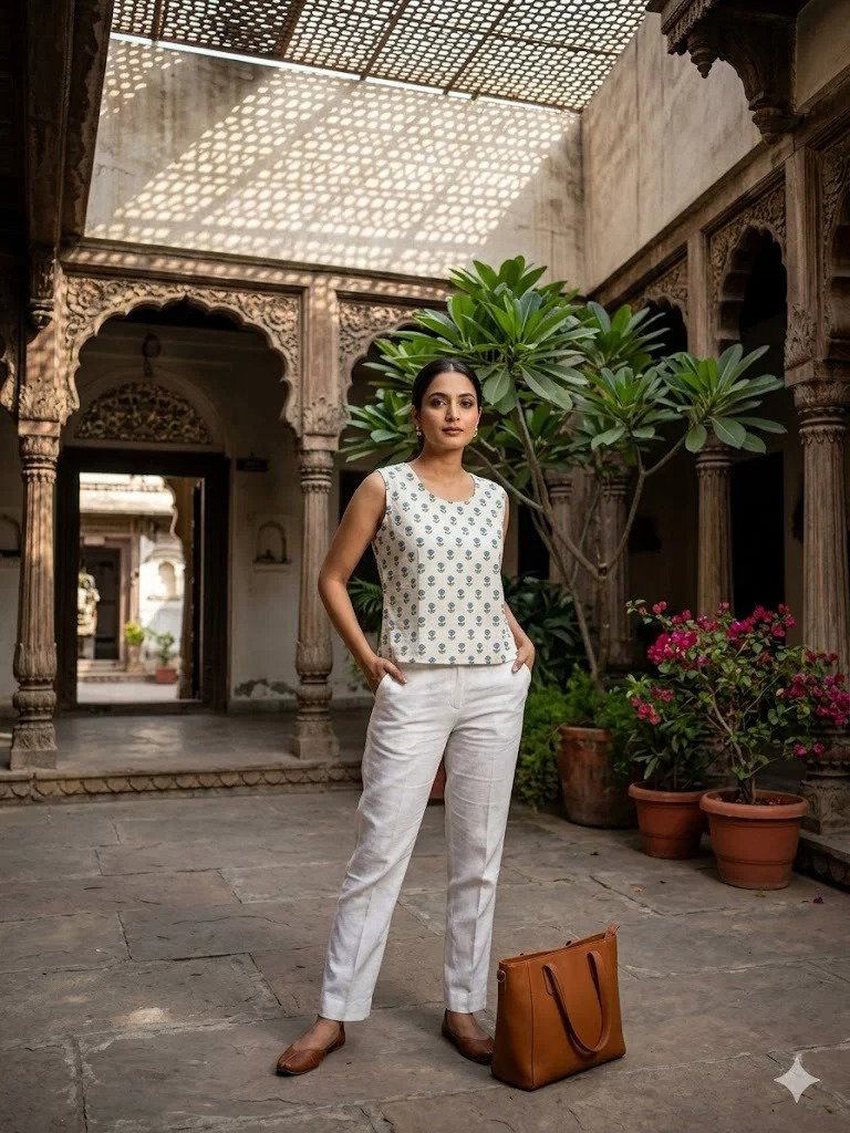 Naisha Printed Vol 1 Short Top
