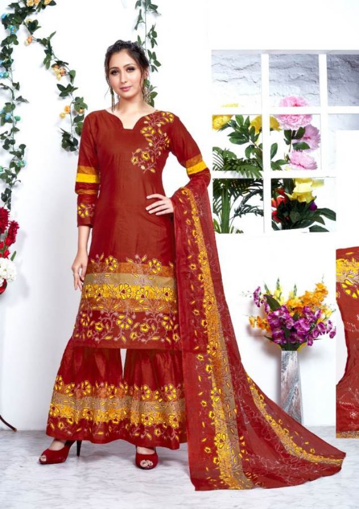 Nand Gopal Madhubala  Cotton Printed Dress Material