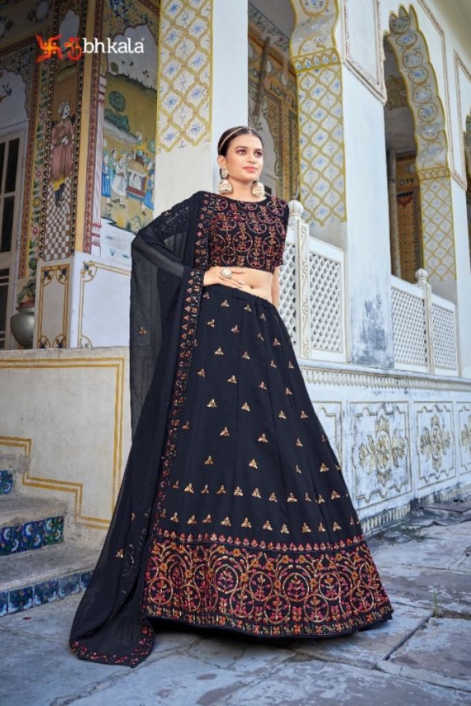 Navy Blue Designer Lehenga Choli collection