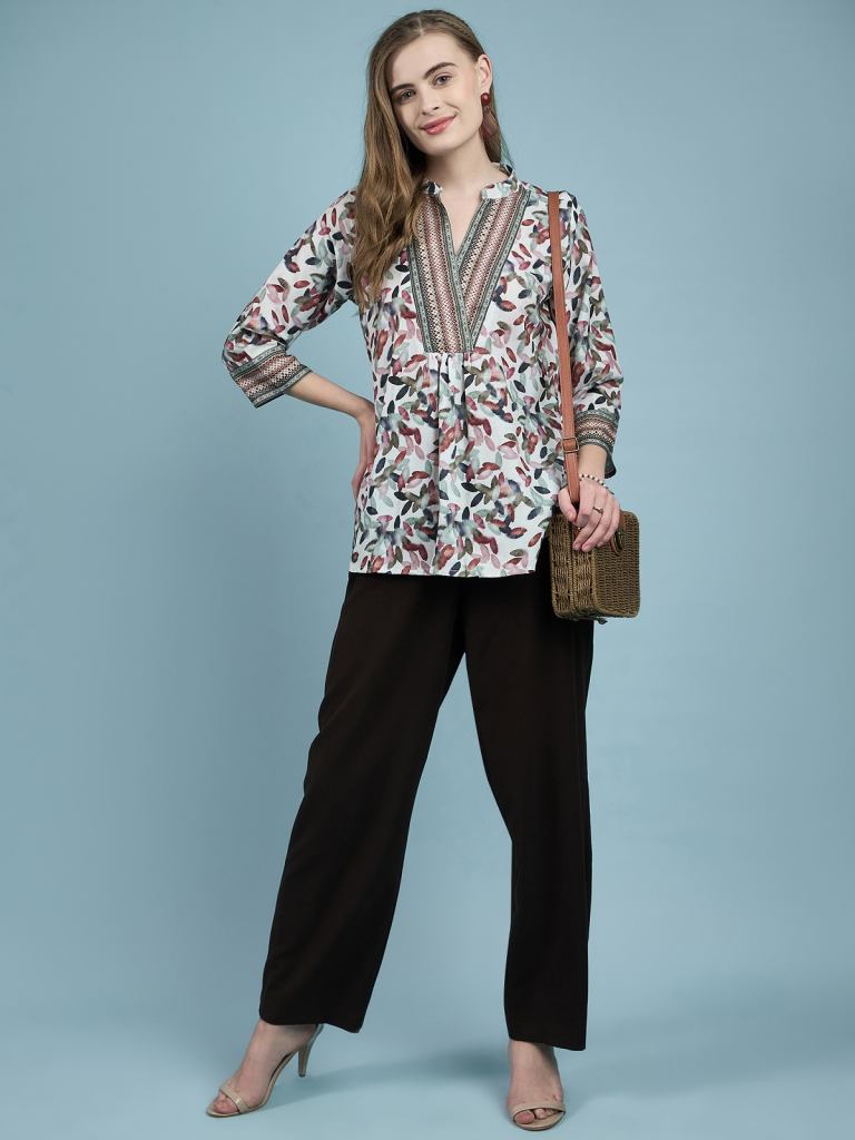 Navya 10 Casual Printed Rayon Top Kurti