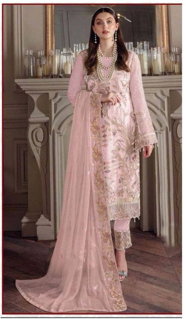 New Amazing Zarqash Z 3024 A To D Beautiful Pakistani Salwar Suits 