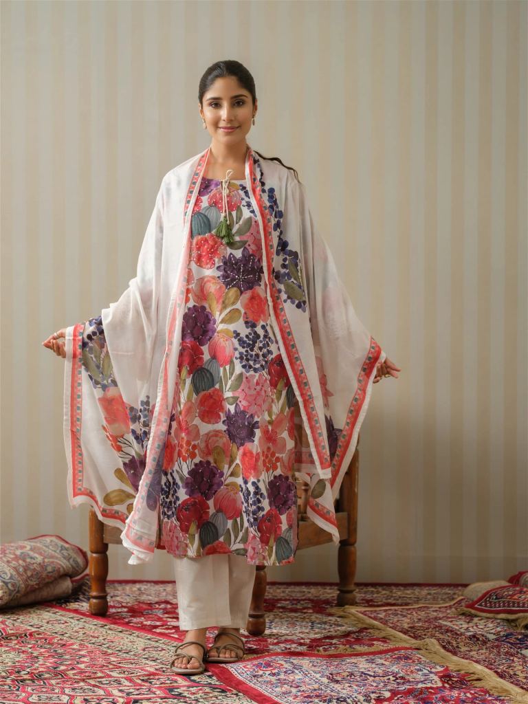 New Arrival Psyna Linen Blends 2414 Pretty Salwar Suit Set
