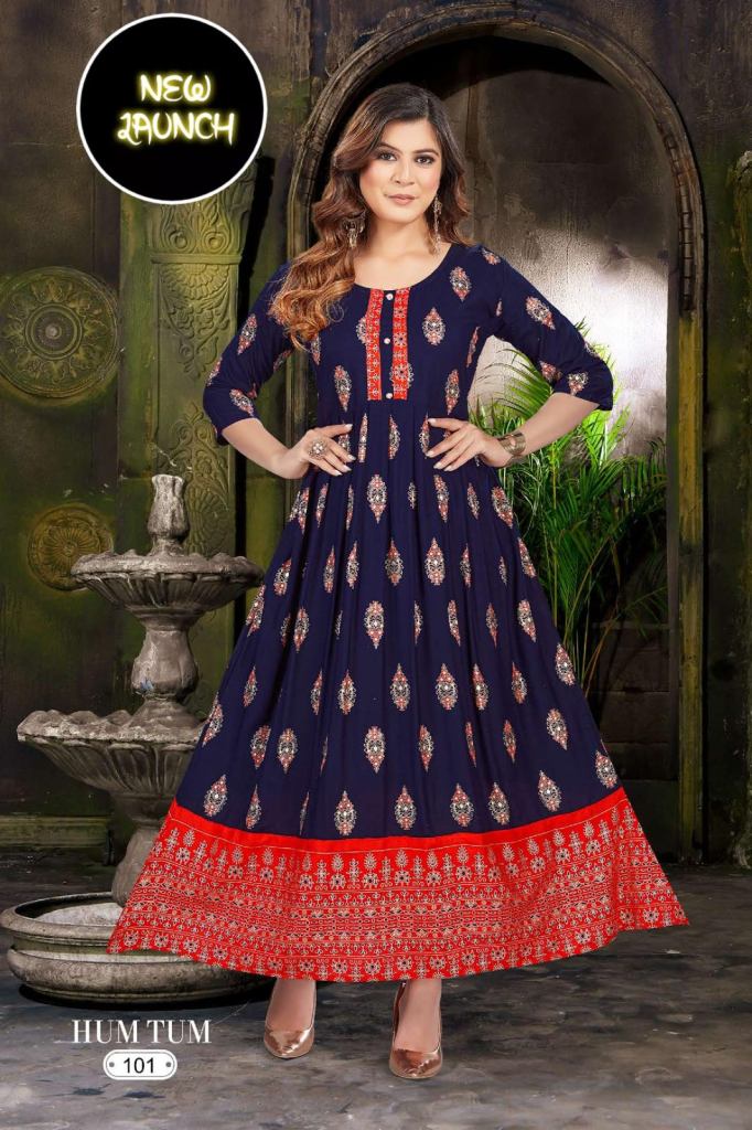 Buy Peach Anarkali Long Gown Online  Odette