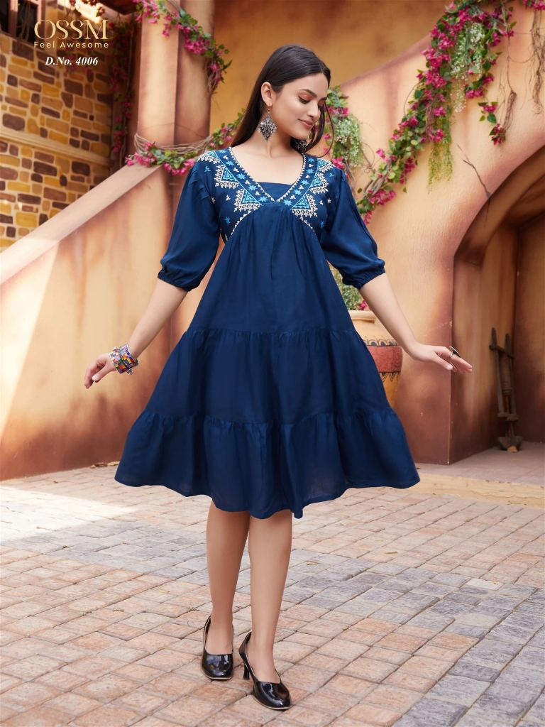 Buy Now New Ossm Cherry Vol 4 Amazing Western Casual Wear Kurtis At Wholesaletextile.in