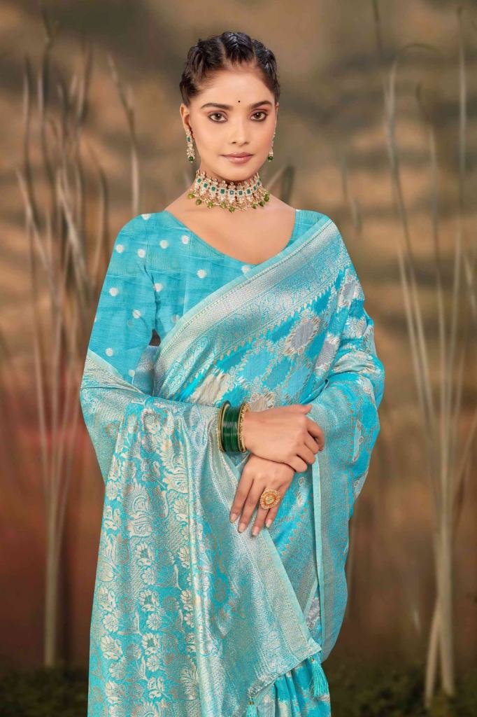 New Ronisha Many Beautiful Premium Banarasi Silk Saree Collection