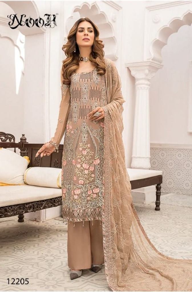 Noor Asim Jofa Vol 2 Georgette Embroidery Heavy Designer Pakistani Salwar Suit Collection