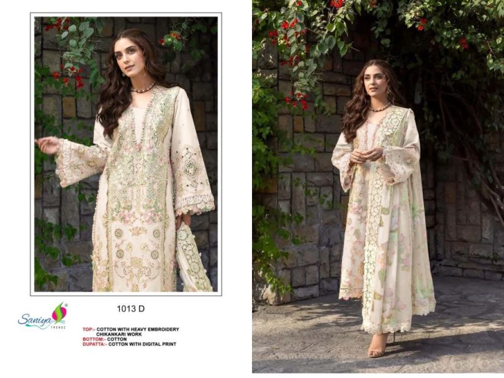 Noor Blossom Cotton Embroidered Salwar Kameez
