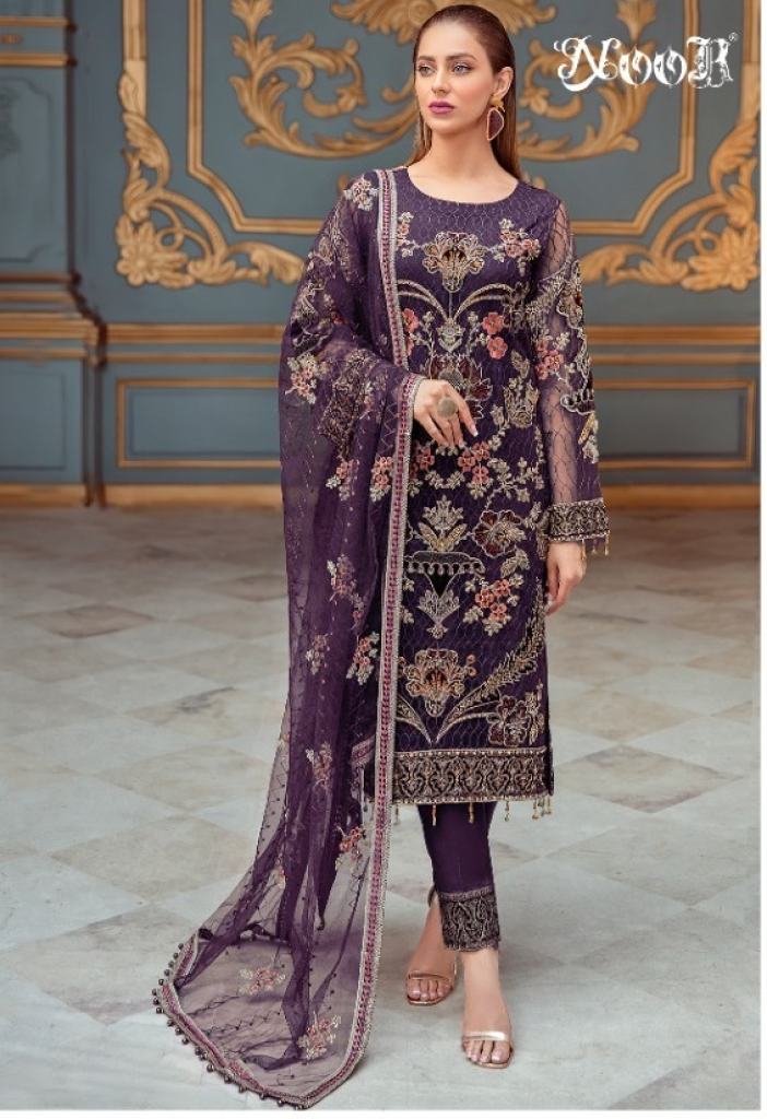 Noor Hit Collection 333 Catalog Georgette Wear Pakistani Salwar Kameez