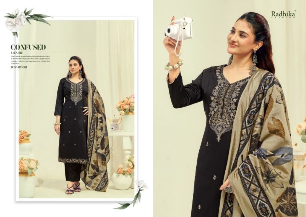 Noor Aafiya Jam Cotton Embroidered Suit