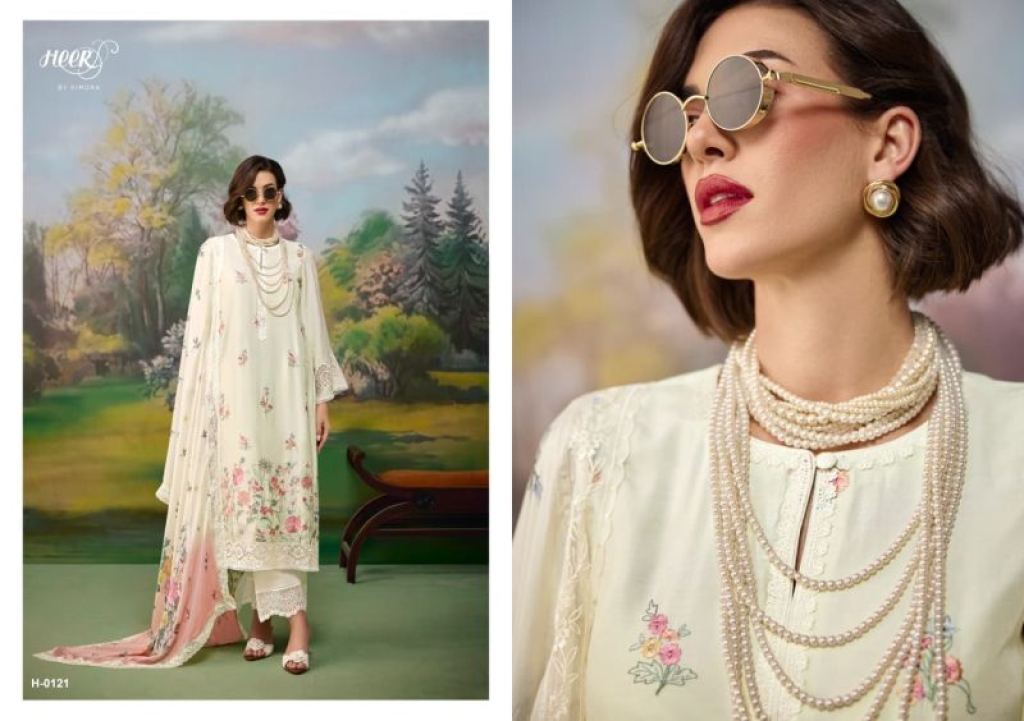 Noor Meher Muslin Embroidered Salwar Kameez