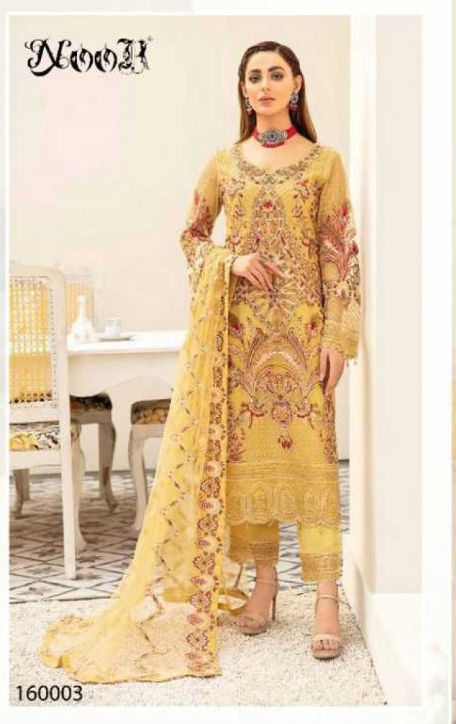 Noor Minhal Vol 6 Catalog Stylish Designer Wear Georgette Pakistani Salwar Kameez 