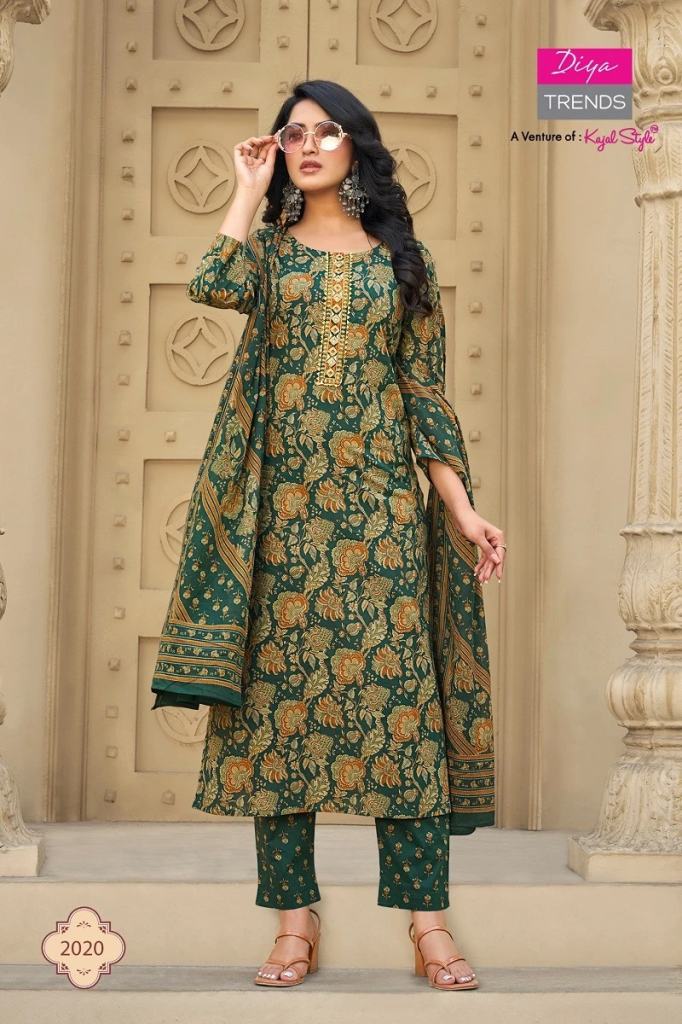 Odhani 2011 To 2020 Cotton Printed Casually Comfort Salwar Suit 