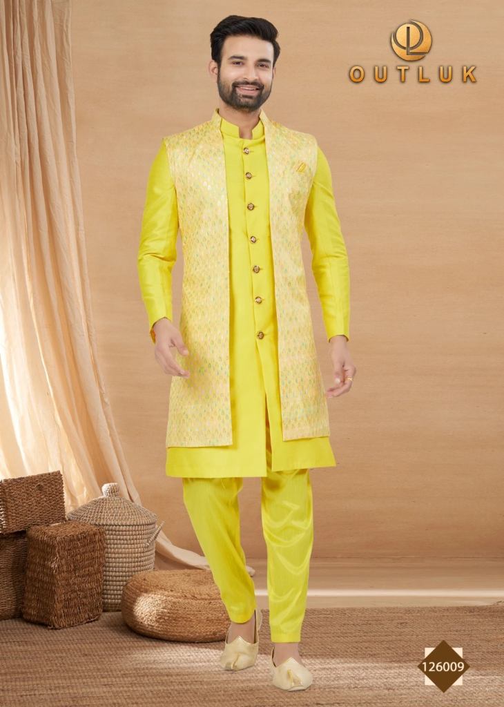Outlook Vol 126 Indo Western Kurta Pajama With Jacket