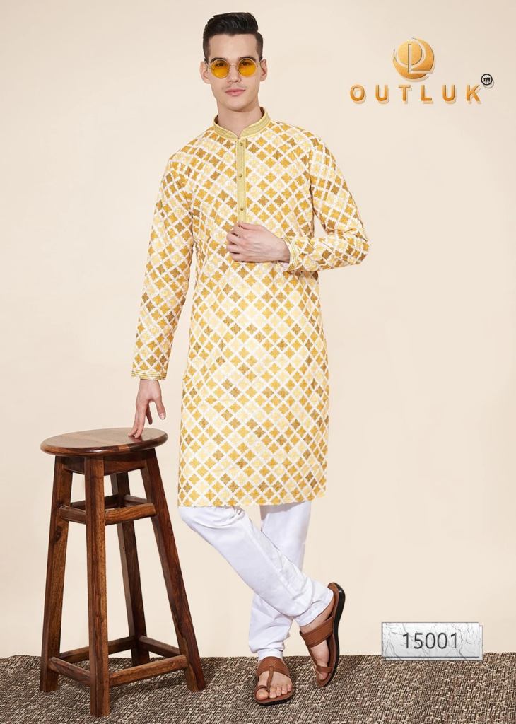 Outluk Vol 15 Men's Kurta Pyjama Collection