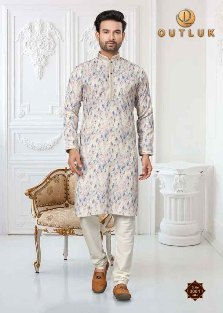 Outluk Wedding Collection Vol 3 Mens Kurta With Pajama 