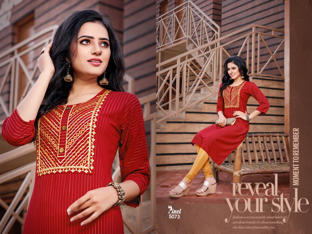 Mugal print kurti with pant – Attire By Ayaana