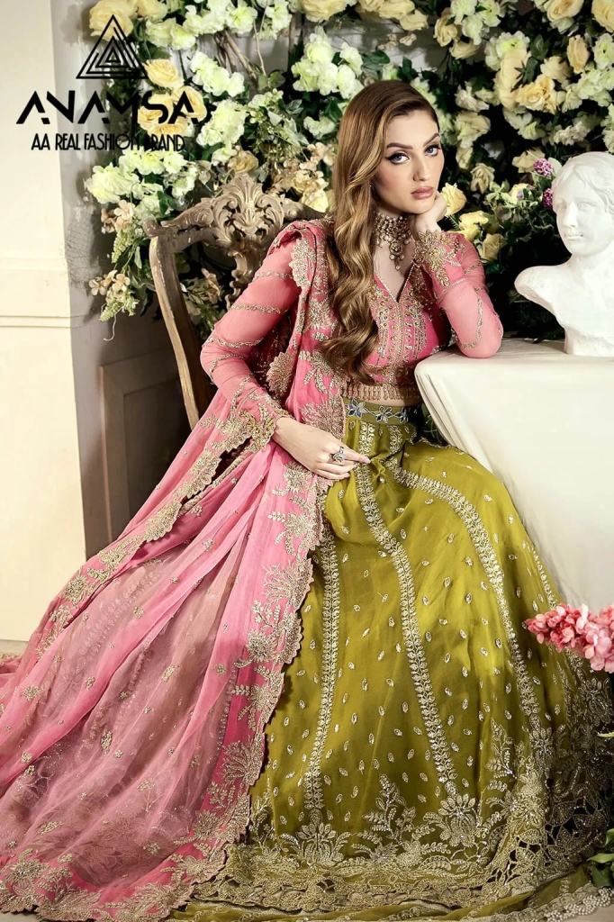 Pakistani Anamsa 425 Georgette Designer Lehenga Choli