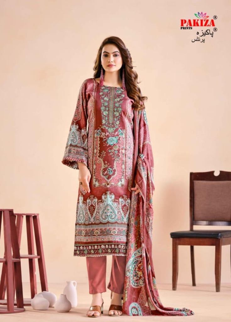 Pakiza Farmaish Vol 1 Printed Dress Material