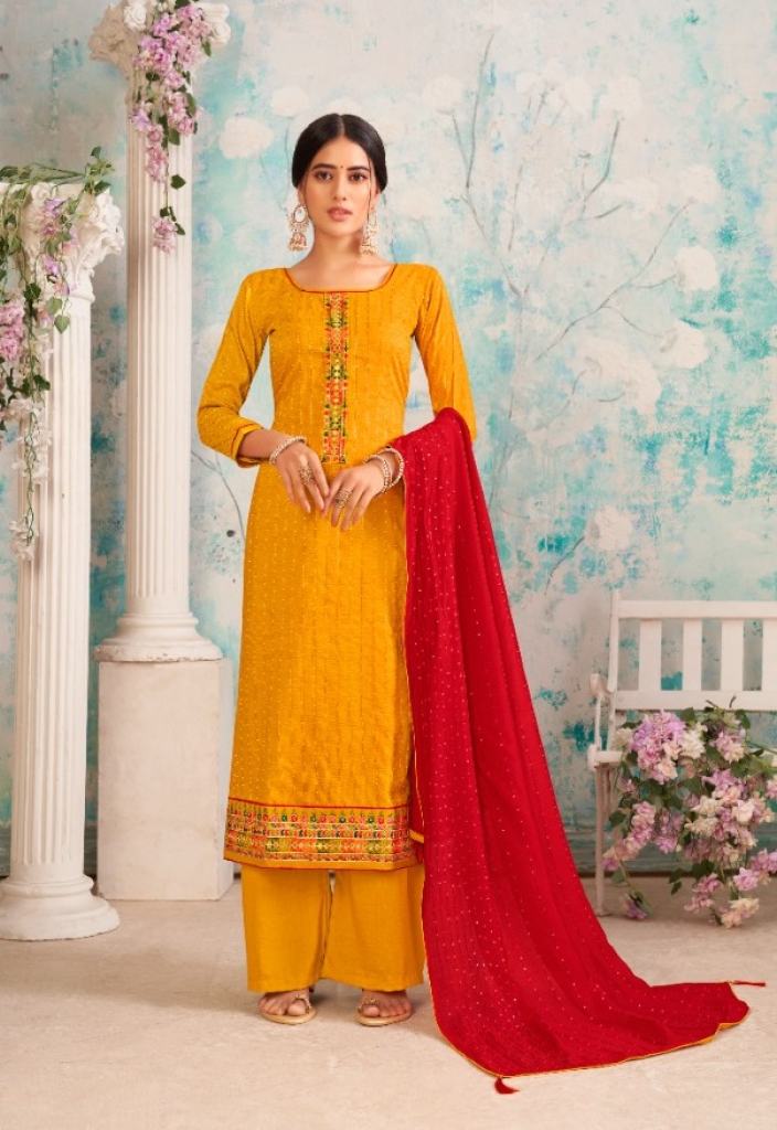 Panch Ratna Aagaman  vol   2 Silk Fancy Festive Wear Salwar suits catalog 