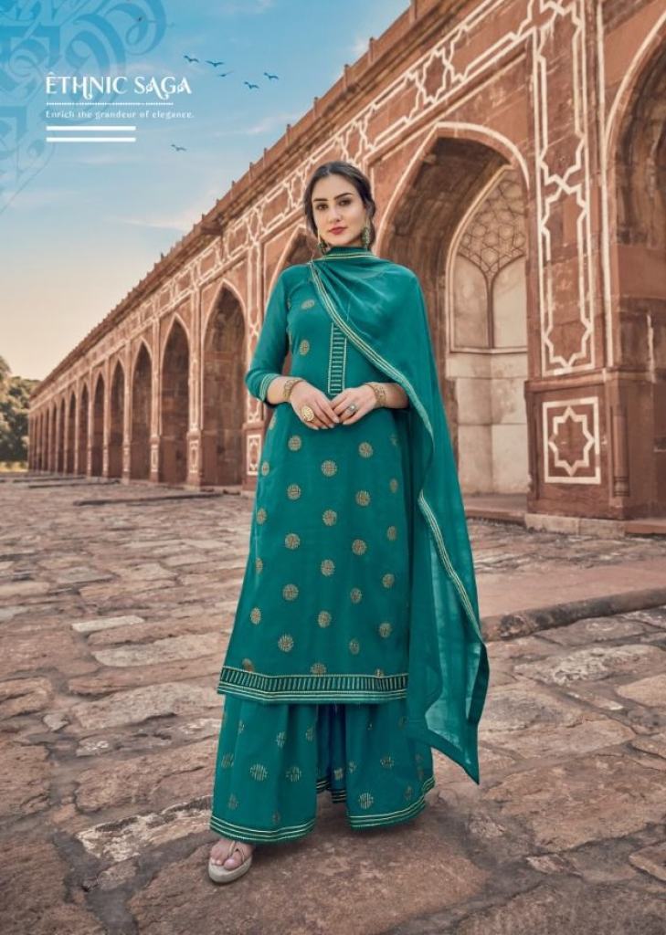 Panch Ratna victoria Georgette Sequence Designer Top Bottom with Dupatta 