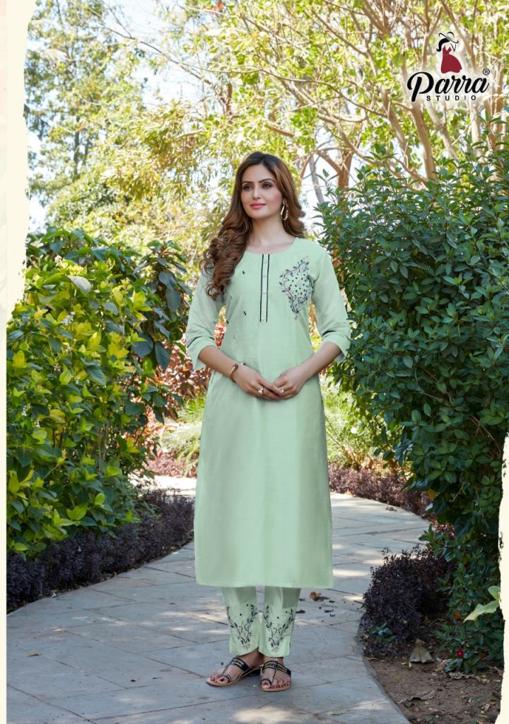 Parra Studio Albela  vol 1 Designer Chanderi Kurti With Bottom  catalog 