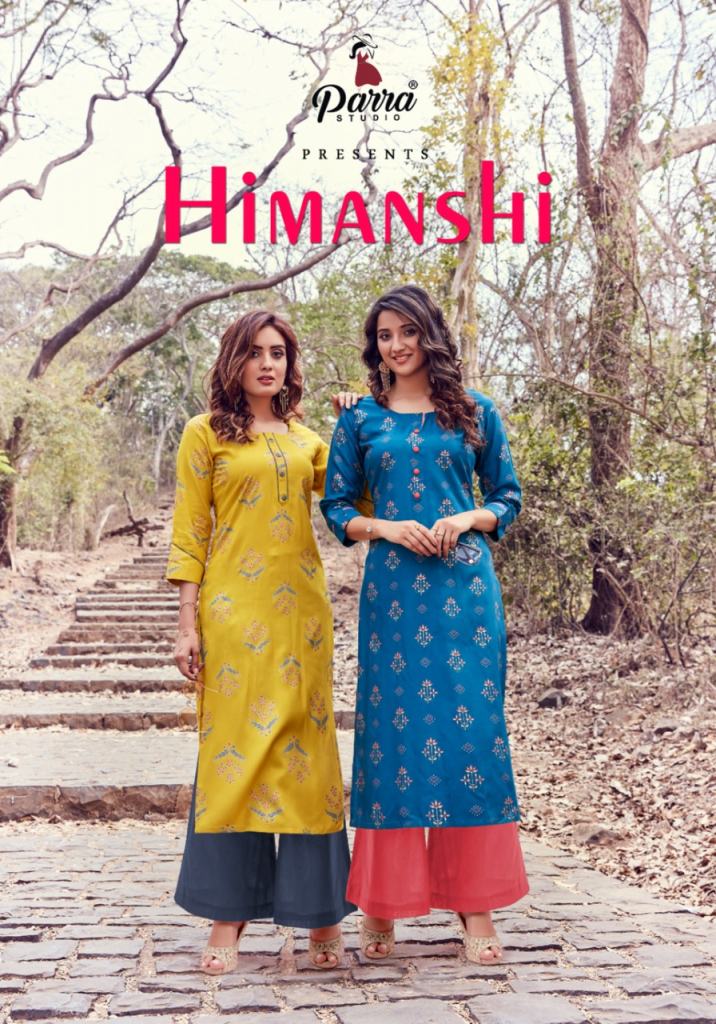 Parra studio presents Himanshi  kurti  with palazo