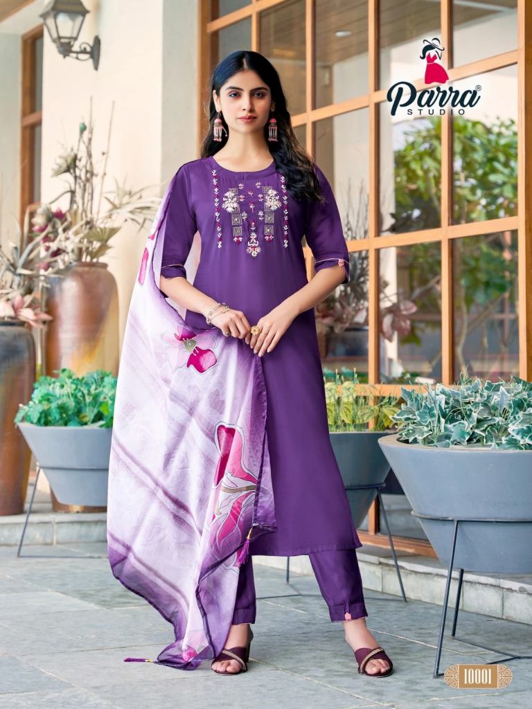 Silk Kurti Pant Dupatta Set – 1330 - Zigmint Fashion