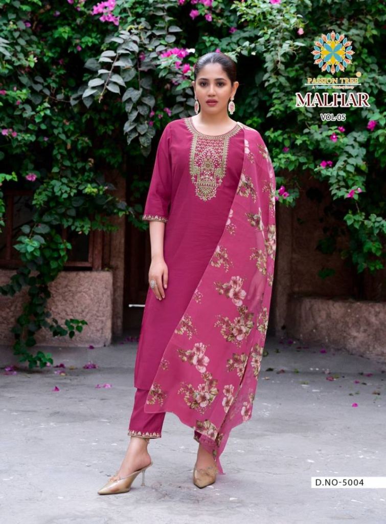 Passion Tree Malhar Vol 5 Roman Silk Kurti