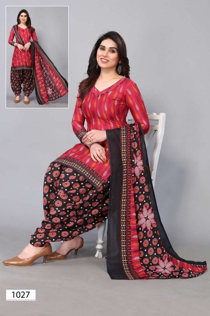 Patiyala Special 1002 Casual Wear Indo Cotton Dress Material