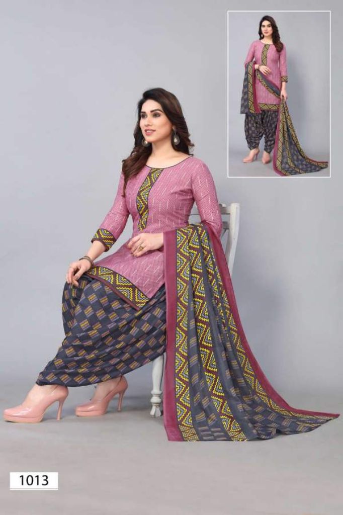Patiyala Special 1013 Casual Wear Indo Cotton Dress Material