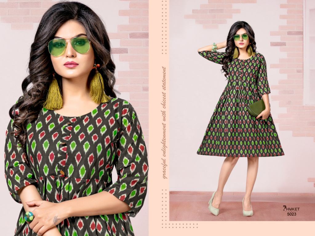 Buy Ranas Block Print Cotton Kurti Online | Kurtis | Ranas