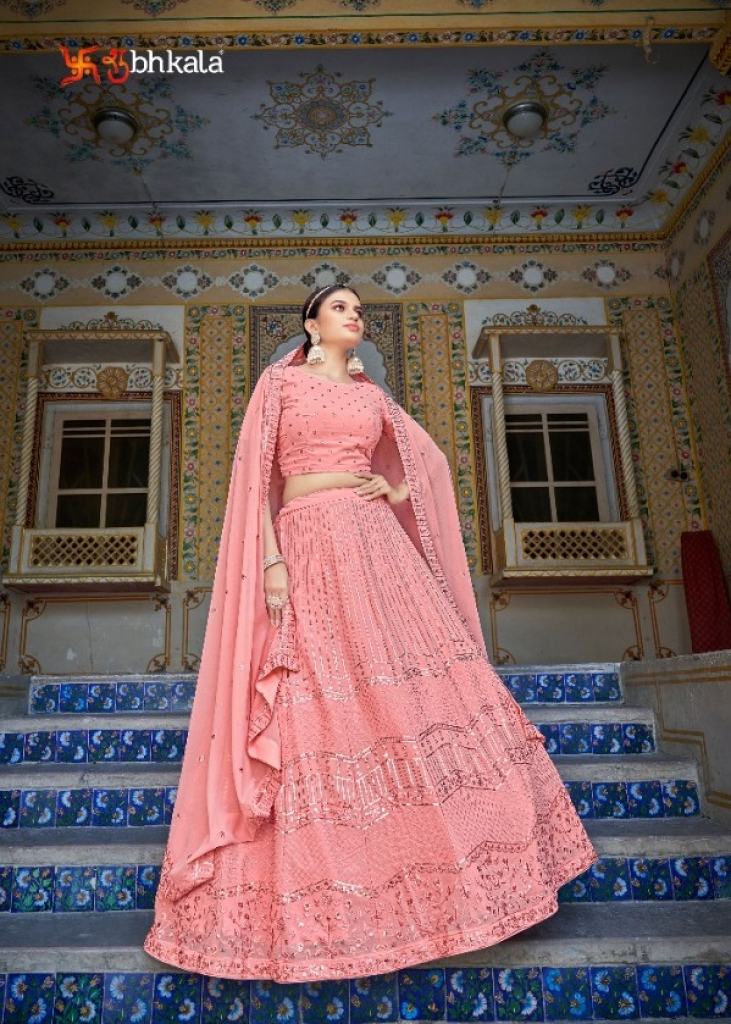 Pink  Latest Designer Lehenga Choli collection 