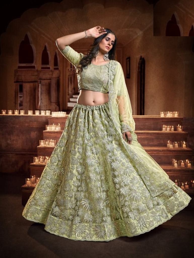  Pista 1107 Designer Soft Net  Buy Lehenga Choli  Wholesale Lehenga Choli  collection 