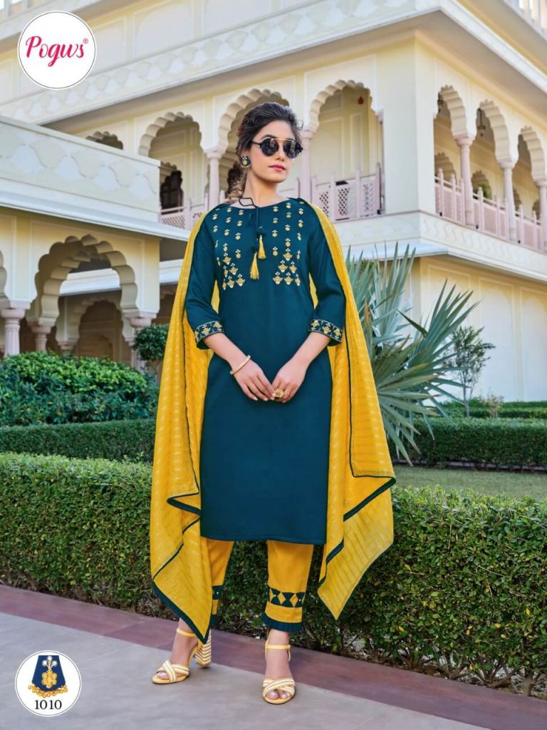 Pogws presents  Poshak  vol 1 Designer Readymade Salwar Collection