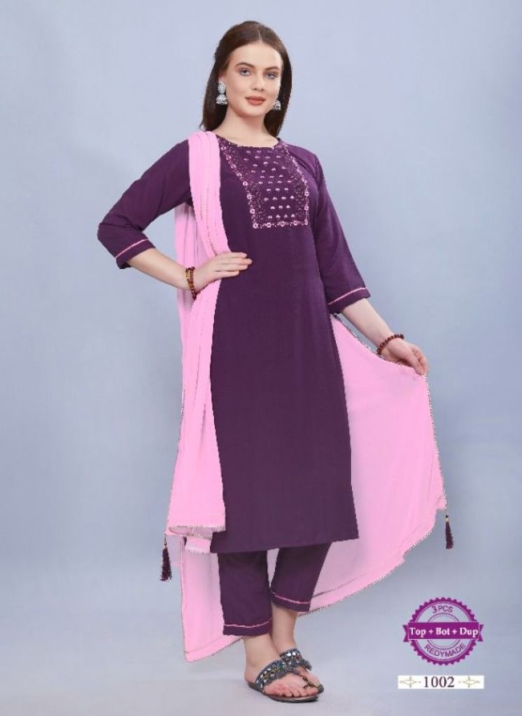 Poonam Belly Fancy Kurti With Bottom Dupatta Collection