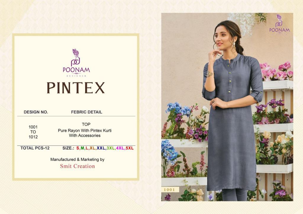 Fancy Pintex Kurti at Rs.463/Pcs in jaipur offer by Rajputana Impex