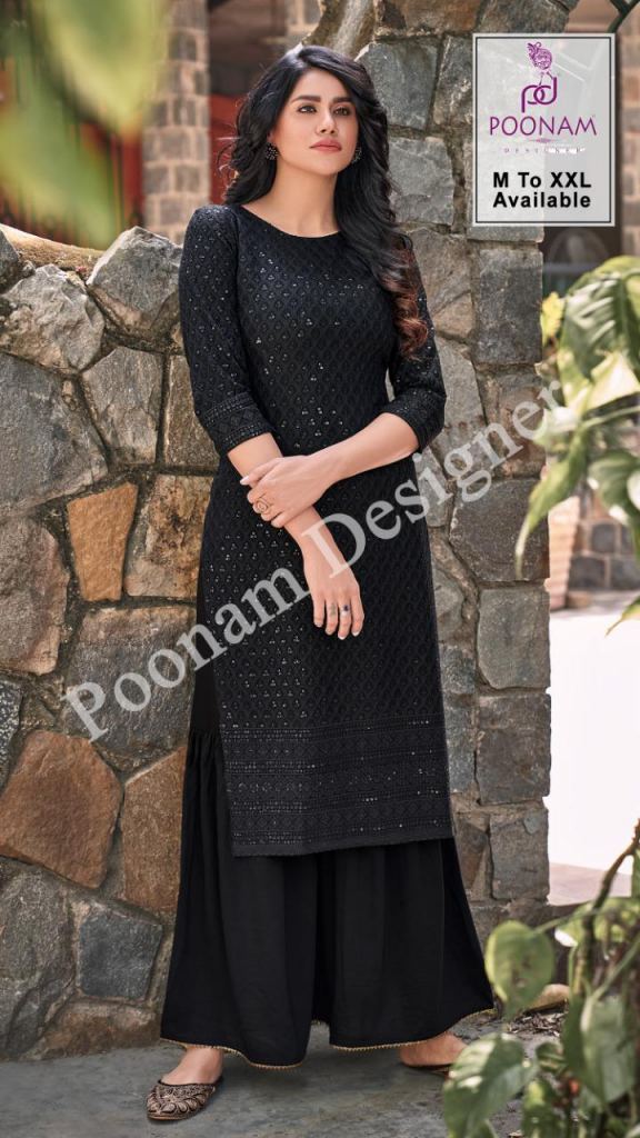 Buy Stylish Chikankari Black Kurta Collection At Best Prices Online