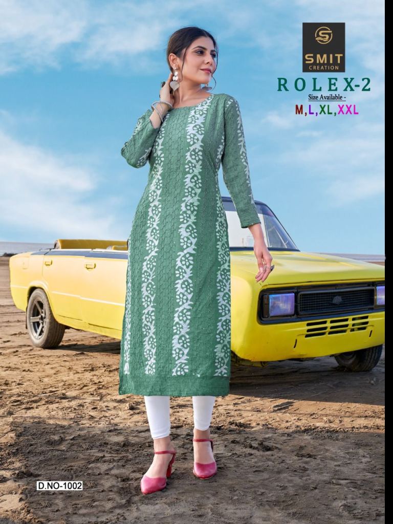 Poonam Rolex Vol 2 Designer Kurtis Collection