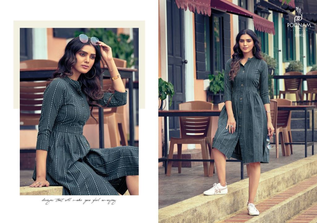 18 attitude cocktail 101-105 series latest designer western short kurti  wholesaler surat gujarat