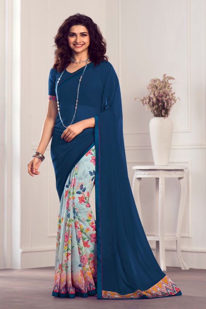 Prachi Georgette silk Rich Look Saree Buy wholesale rate sarees 