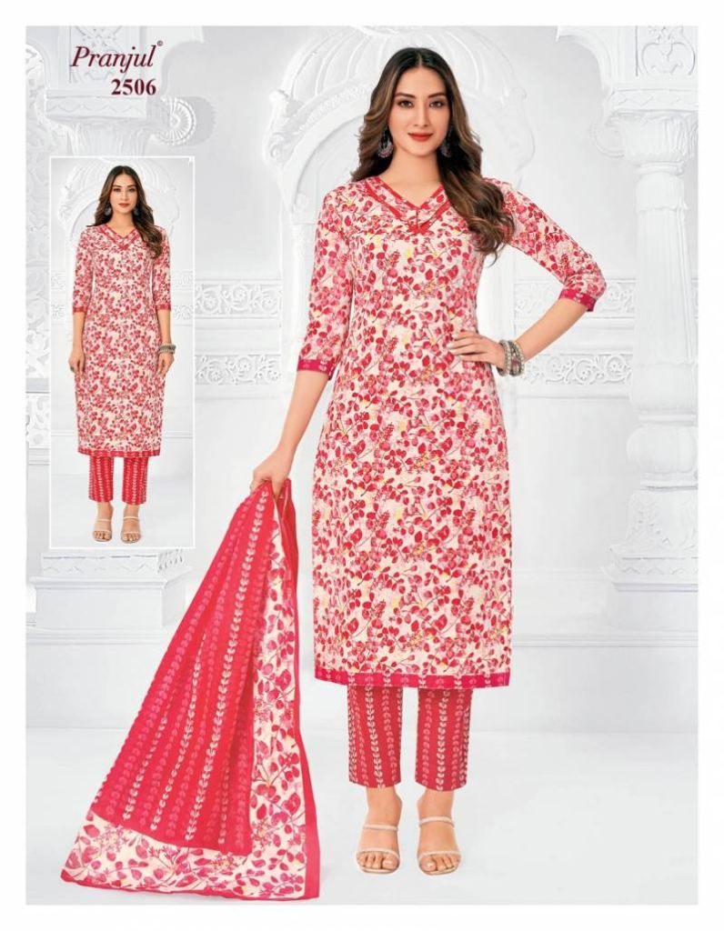 Pranjul Priyanka Vol 25 Printed Dress Material